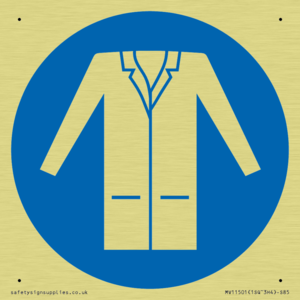 Custom Mandatory: Wear a lab coat